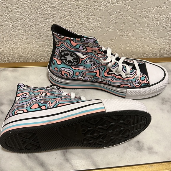 Chuck Taylor All Star Lift Platform Color Swirl - Picture 3 of 6